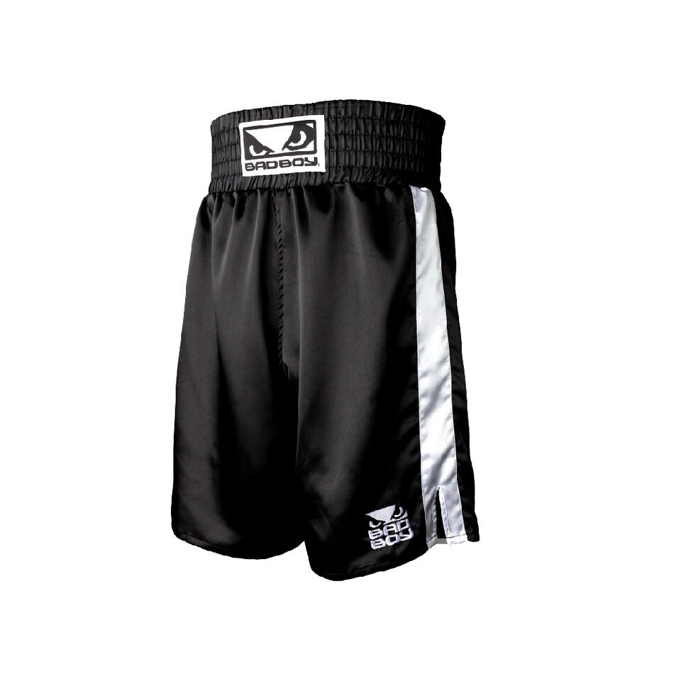 Bad Boy Pro Boxing Shorts - Black (image for) Bad Boy Pro Boxing Shorts - Black