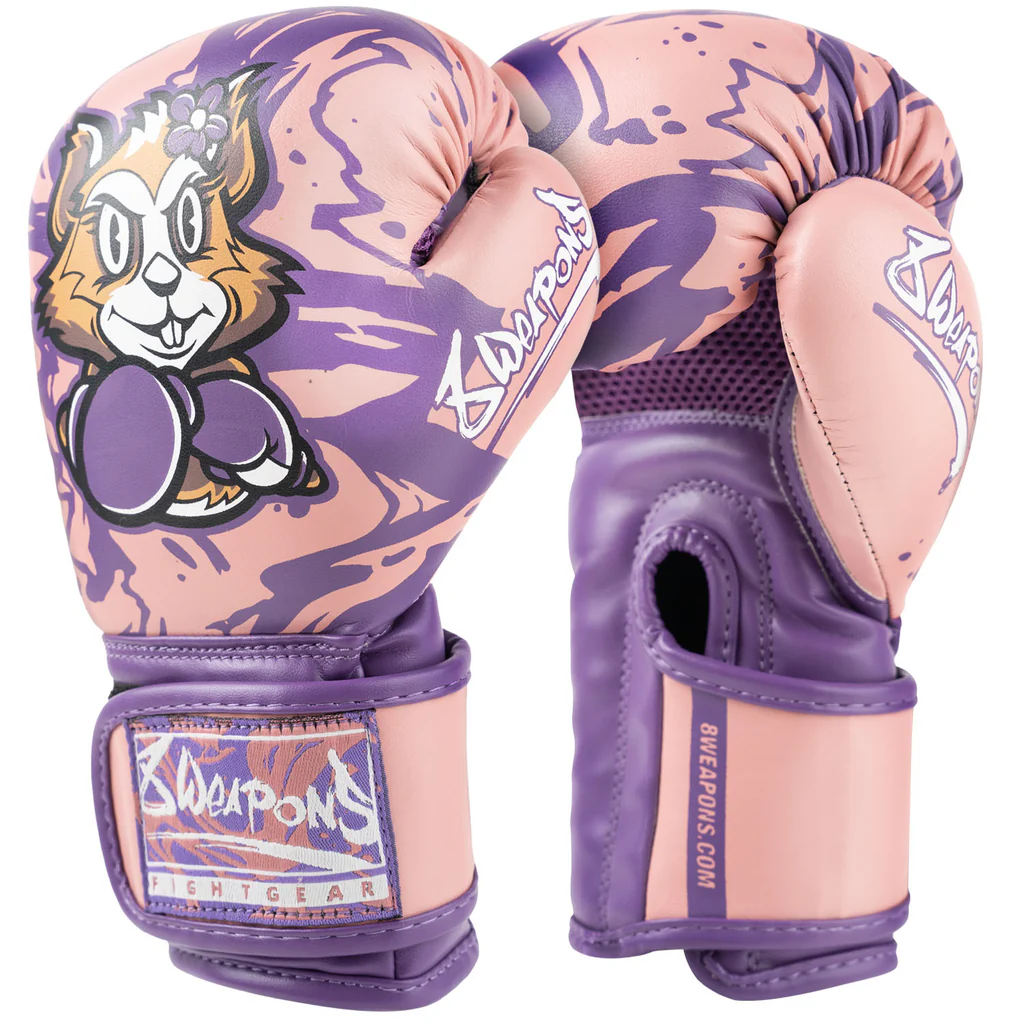 8 Weapons Kids Jenny Pink Muay Thai Boxing Gloves (image for) 8 Weapons Kids Jenny Pink Muay Thai Boxing Gloves