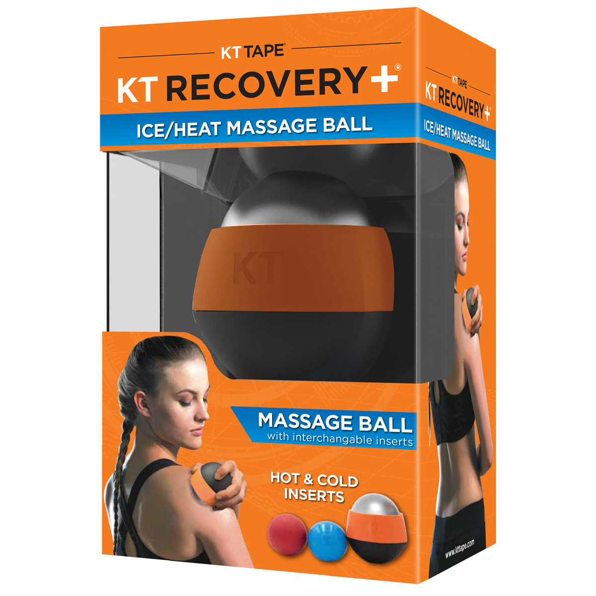 KT Tape Ice/Heat Swelling & Inflammation Recovery Massage Ball (image for) KT Tape Ice/Heat Swelling & Inflammation Recovery Massage Ball