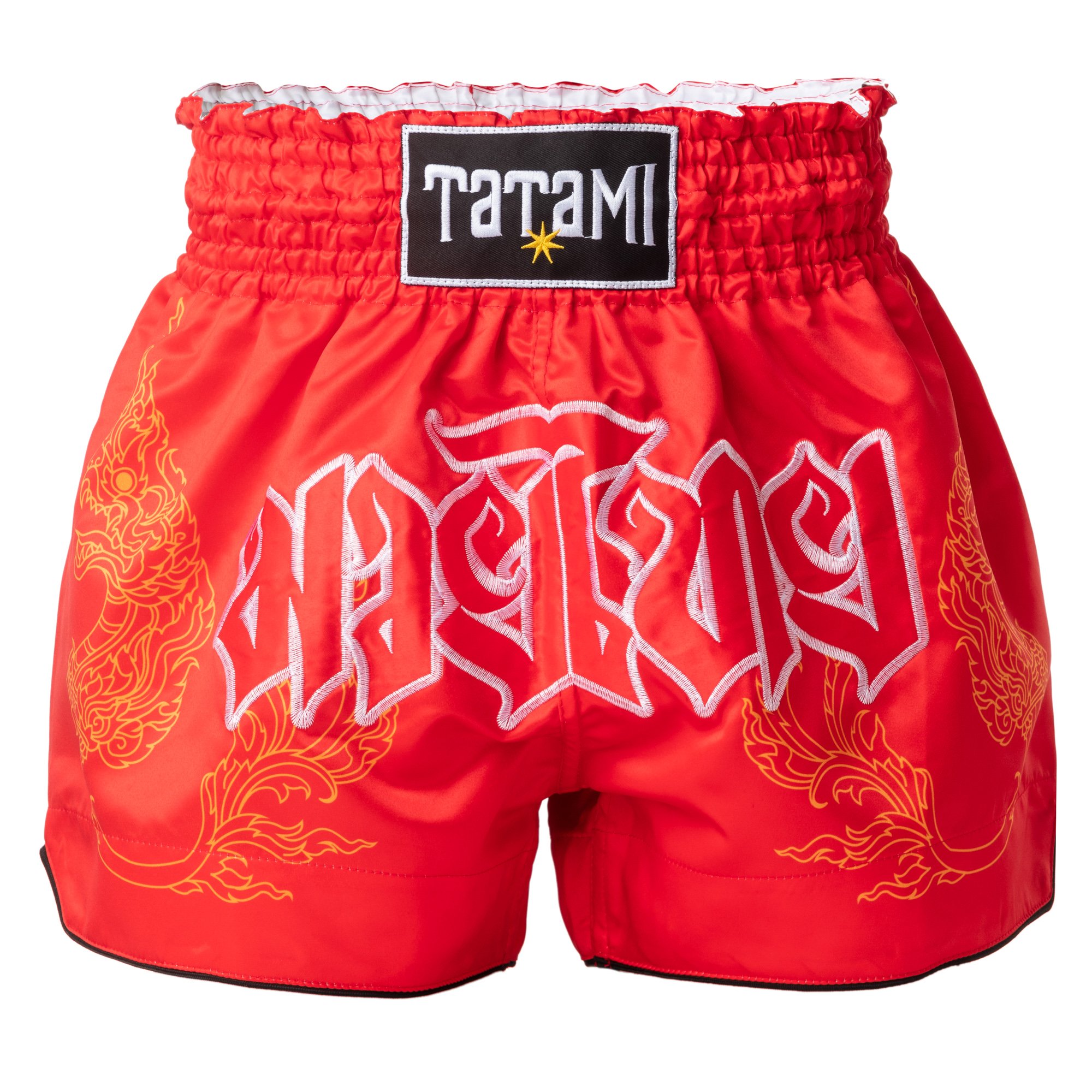 Tatami NakMuay Muay Thai Shorts - Red (image for) Tatami NakMuay Muay Thai Shorts - Red