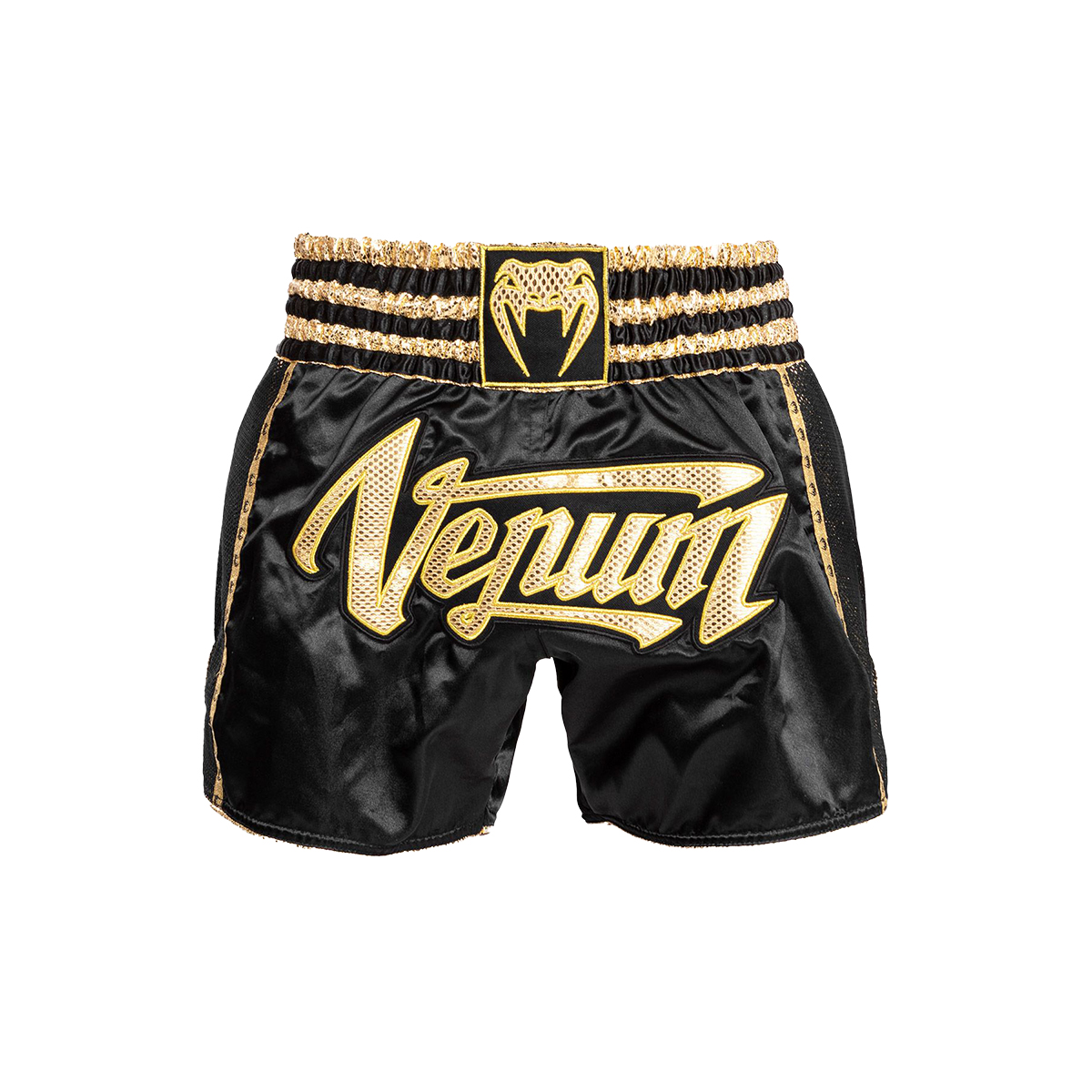 Venum Absolute 2.0 Muay Thai Shorts - Black/Gold (image for) Venum Absolute 2.0 Muay Thai Shorts - Black/Gold