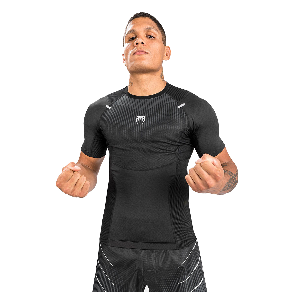 Venum Biomecha Short Sleeve MMA/Jiu Jitsu Compression Rash Guard (image for) Venum Biomecha Short Sleeve MMA/Jiu Jitsu Compression Rash Guard