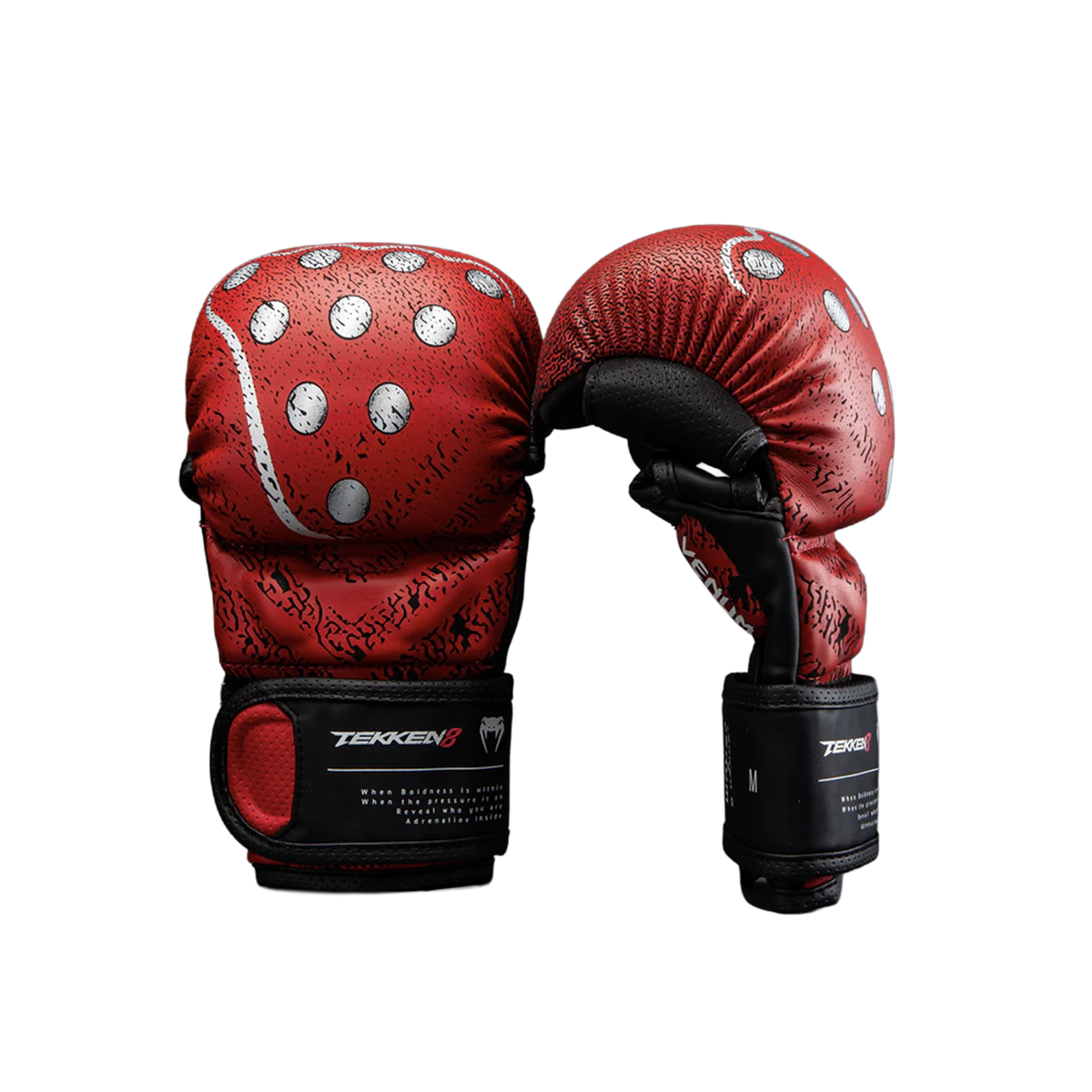 (image for) Venum x TEKKEN 8 MMA Sparring Gloves - Kazuya Black/Red - 7oz