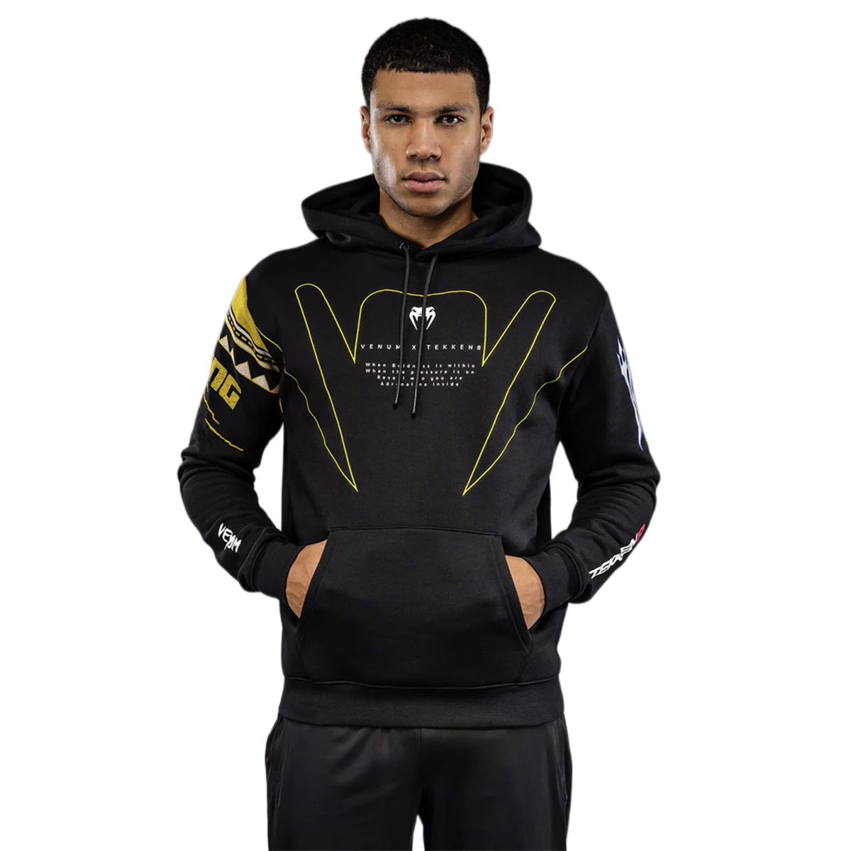 (image for) Venum x TEKKEN 8 Pullover Hoodie - King - Black/Yellow