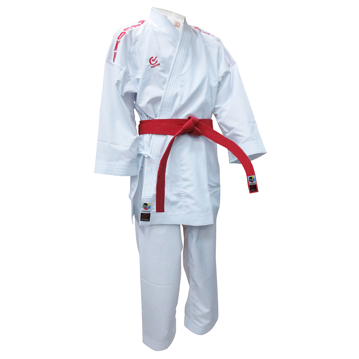 (image for) WKF Karate Kids Premier League Elite Kata Uniform Red - 12oz