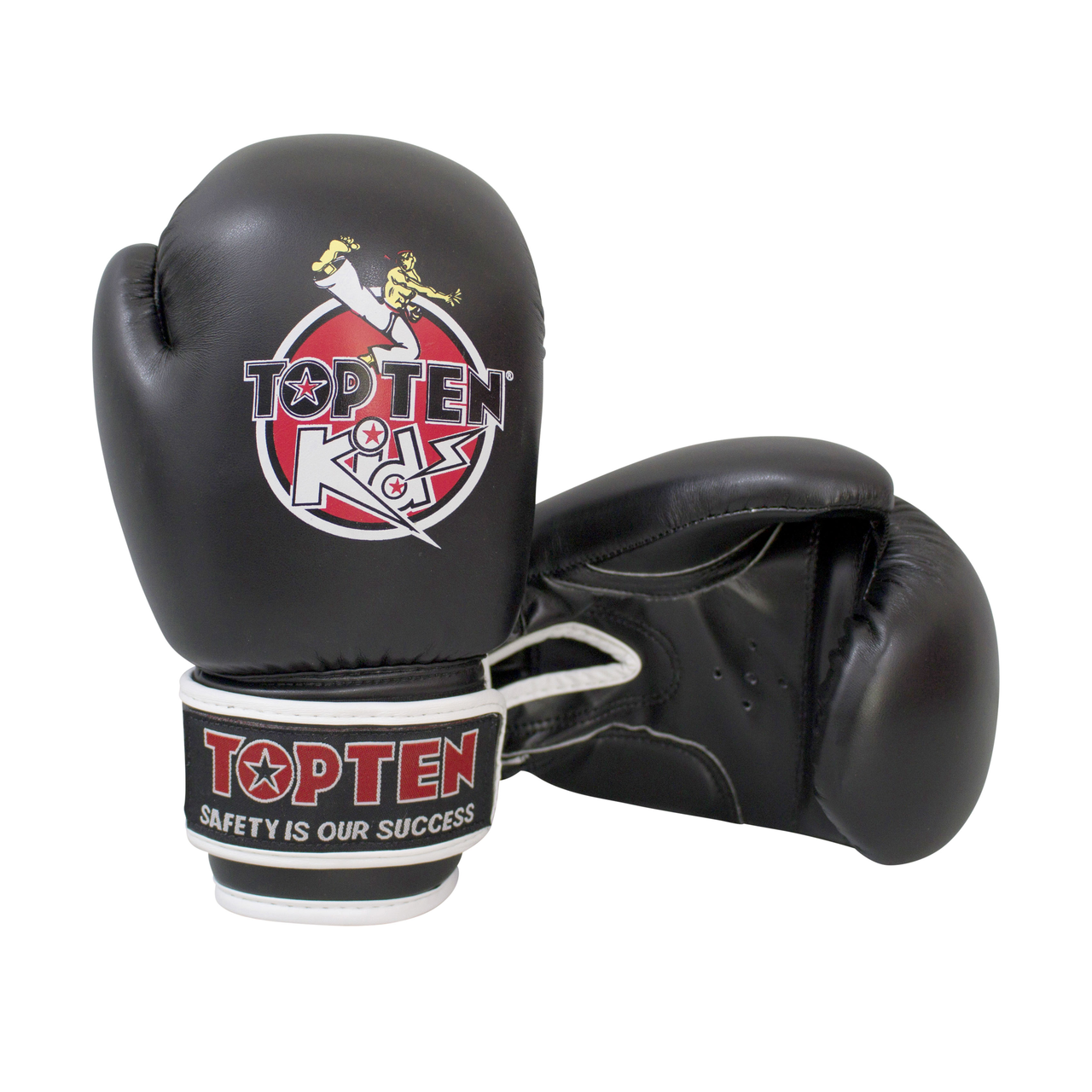 (image for) Top Ten Kids Boxing Gloves Black - 8oz