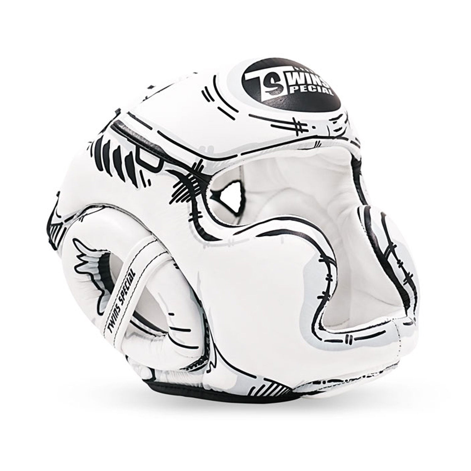 (image for) Twins Special FHGL3-66 Leather Sparring Headguard - Comic